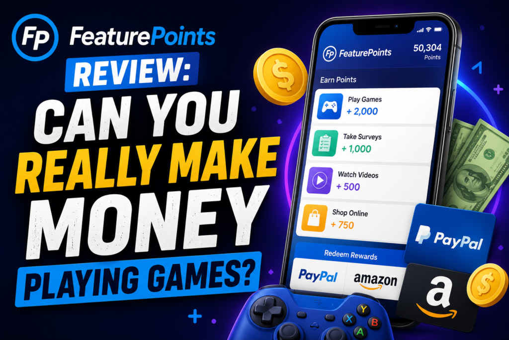 FeaturePoints Review: Can You Really Make Money Playing Games? FeaturePoints Review